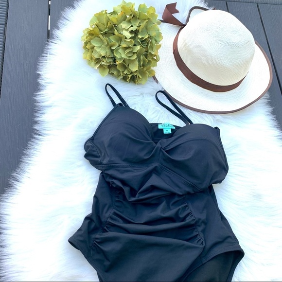 Assets By Spanx Swim Spanx Assets By Sara Blakely Push Up  Swimsuit Sz Medium - Picture 2 of 11